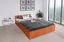 Lit simple ou d’appoint Corrientes 18 avec sommier | Coloris aulne | 140 x 200 cm | Design moderne et robuste
