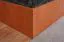 Lit simple ou d’appoint Corrientes 18 avec sommier | Coloris aulne | 140 x 200 cm | Design moderne et robuste
