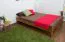 Bois massif Cadre de lit Pin 120 x 200 cm Chêne Abbildung
