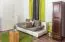 Armoire d'entrée maison de campagne Pin, Couleur: Noisette 190x47x60 cm Abbildung
