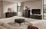 Table basse noire Balta 12 | Push-to-open | Pieds métal | 48 x 68 x 68 cm | Design moderne