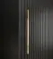 Armoire simple Jotunheimen 150, Couleur : Noir - dimensions : 208 x 150,5 x 62 cm (h x l x p)