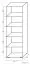 Étagère Garut 20, couleur : Chêne de Sonoma - Dimensions : 194 x 60 x 40 cm (H x L x P)