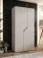 Penderie / Armoire à portes battantes / Couleur : Cachemire / 1 mètre de large / 1 compartiment / 1 tringle à vêtements / Poignées : Or / Dimensions : 100 x 52 x 202 cm / Fonction Soft-Close / ABS