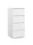 Commode 4 tiroirs Zapopan 18 | Blanc | 88 x 30 x 40 cm | Matériaux haut de gamme | Idéale vestibule ou garde-robe