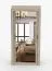 Armoire penderie coulissante Biokovo 02 | chêne Sonoma avec miroir | 7 compartiments | 2 portes | 200 x 100 x 64 cm | poignées aspect argenté