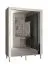 Armoire au design moderne Jotunheimen 269, couleur : blanc - dimensions : 208 x 150,5 x 62 cm (h x l x p)