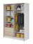 Armoire spacieuse Kirkdale 07 | Blanc et chêne Sonoma | 214 x 154 x 62 cm | Rangement optimisé