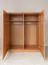 Armoire / Pin finlandais massif / Couleur : chêne / Poignées : Argent vieilli / Dimensions : 147 x 129 x 54 cm / Deux portes / Robuste / Veinage naturel