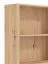 Étagère Knide 07 | Chêne Artisan | 4 compartiments | Protection ABS | 142 x 70 x 24,5 cm | Design épuré