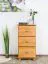Commode pin massif couleur aulne Junco 150 | 3 tiroirs | 78 x 40 x 42 cm | Design moderne