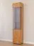 Vitrine Sienne 01 en chêne sauvage huilé | 205 x 43 x 37 cm | 1 porte gauche | 6 compartiments | Push-to-open