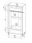 Armoire penderie 2 portes Barbe 01 | Blanc mat & chêne | 193,5 x 97 x 56 cm | Grande capacité