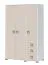 Armoire Adolescent Blanc 198x126x56 cm Abbildung