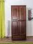 Bois massif-Armoire Pin, Couleur: Noisette 190x80x60 cm Abbildung