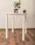 Table en bois de pin massif laqué blanc Junco 234B (ronde) - diamètre 80 cm