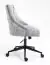 Chaise de bureau Maridi 274, Couleur : Gris clair - Dimensions : 91 - 99 x 55 x 62 cm (h x l x p)