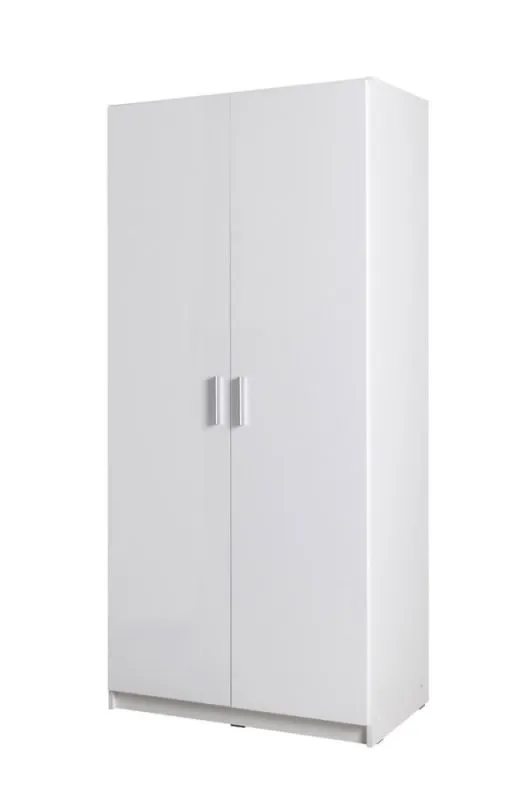 92 cm de large Armoire avec 2 portes | Couleur: Blanc Abbildung