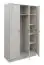 Armoire à portes battantes / armoire Sidonia 04, couleur : blanc chêne - 200 x 123 x 53 cm (H x L x P)