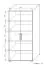 Armoire à portes battantes / penderie Curug 13, Couleur : Chêne / Hêtre clair - Dimensions : 188 x 90 x 34 cm (h x l x p)