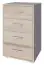 Commode Garut 05, couleur : Chêne de Sonoma - Dimensions : 80 x 50 x 40 cm (H x L x P)