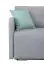 Canapé-lit d'angle Luanda 80, Couleur : Gris clair - Dimensions : 215 x 165 cm L x P)