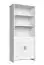 Étagère Badus 10, couleur : blanc - 201 x 89 x 44 cm (h x l x p)