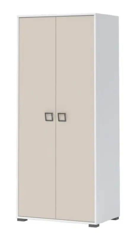 Armoire / Armoire à portes battantes Chambre d'enfant Blanc 198x84x56 cm Abbildung