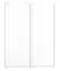 Armoire à portes coulissantes / armoire Tornved 07, couleur : blanc - Dimensions : 200 x 151 x 62 cm (H x L x P)