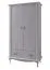 Armoire penderie Bignona 02 | Portes battantes | Pin blanc | 196 x 105 x 57 cm