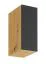 Elément suspendu de cuisine / Chêne Artisan / Gris / Push-to-Open / Face sans poignée / 30 x 44,9 x 72 cm / 3 portes / Matterhorn 23 / 2 compartiments