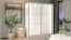 Armoire penderie à portes coulissantes Kule 03 | Blanc | 6 compartiments | 210 x 179 x 62,5 cm | Chambre