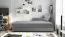 Lit d’appoint / Banquette Lobatos 28 gris | Tête à droite | Coffre intégré | Matelas à ressorts Bonell | 90 x 195 cm | Coussins inclus