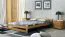 Lit junior Sispony 22 | Pin massif finition chêne | Couchage 160 x 200 cm