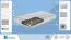 Matelas Economic Classic à ressorts Bonell | Surdimensionné 90 x 220 cm | Confort et robustesse