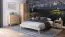 Ensemble de chambre à coucher D Engordany / 5 pièces / Couleur : Hêtre / Hêtre massif / Laqué / 2 tables de chevet / 1 lit double / 1 commode / 1 armoire / Finition haut de gamme