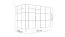 Abri de jardin Frankfurt 02, Abri de jardin en brun olive - Elementgartenhaus, Surface : 7,90 m², Toit plat