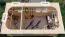 Abri de jardin en bois non traité, plancher inclus, 4,48 x 2,34 mètres, Cabane de jardin en éléments, toit plat, double porte et porte simple avec verre de sécurité