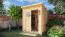 Abri de jardin Dresden 02 avec plancher, naturel - 14 mm abri de jardin en éléments, surface au sol : 3,00 m², toit à une pente