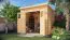 Abri de jardin Dresden 03 avec plancher, naturel - 14 mm abri de jardin en éléments, surface au sol : 4,20 m², toit à une pente