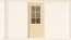 Porte simple pour abris de jardin 44 mm, dimensions : 870 x 1958 mm, charnière de porte à gauche