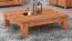 Table basse Wooden Nature Premium, Tasman 19 en hêtre massif huilé - Dimensions : 60 x 60 x 40 cm (L x P x H)