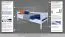 Lit pour enfant 90 x 200 cm | Bois massif: Hêtre | Laqué Blanc Abbildung