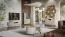 Meuble TV Annelin 05 cachemire | 49 x 180 x 40 cm | 1 tiroir, 2 portes, 3 compartiments | Pieds métal 15 cm