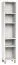 Étagère Invernada 22, couleur : blanc - Dimensions : 195 x 39 x 38 cm (h x l x p)