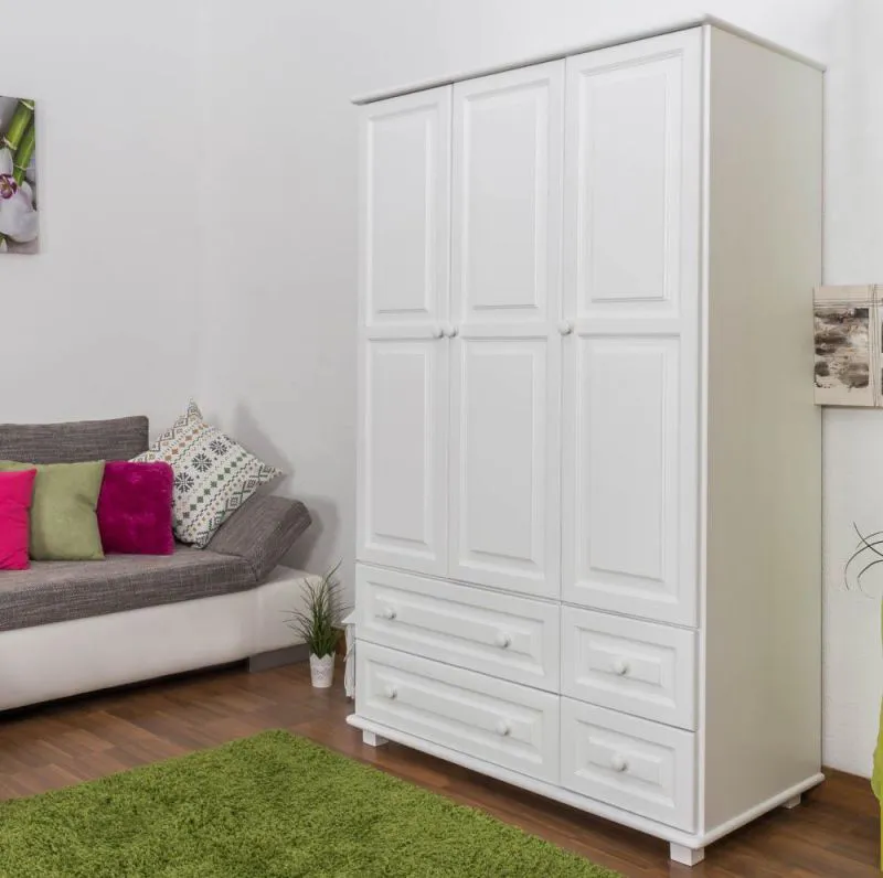 Armoire, Couleur: Blanc 190x120x60 cm Abbildung