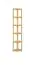 Étagère / tablette d'angle en bois de pin massif naturel Junco 59 - Dimensions : 200 x 40 x 30 cm (H x L x P)