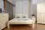 lit d'enfant / lit de jeunesse en bois de pin naturel massif A3, avec sommier à lattes - Dimensions 140 x 200 cm