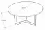 Table basse Granollers 02, Couleur : Chêne Artisan - Dimensions : 80 x 80 x 42 cm (l x p x h)