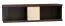Meuble mural 3 compartiments Trelew 02 | Wenge & Ahorn | 31 x 120 x 26 cm | 1 porte | Finitions solides